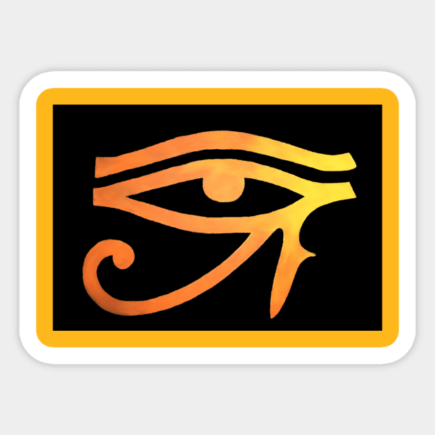 Egyptian Eye Sticker by Laney Kozy